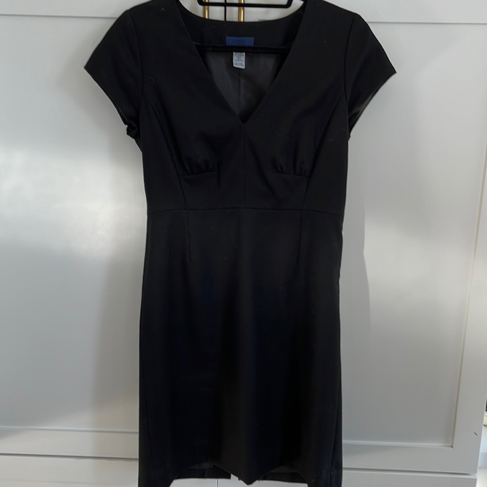 JCrew Black Wool Suiting Dress